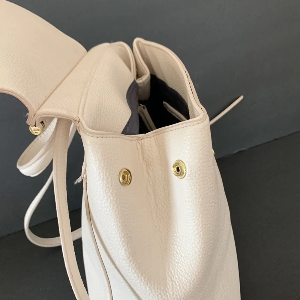 Danielle Nicole backpack off-white vegan faux leather purse - Picture 7 of 12